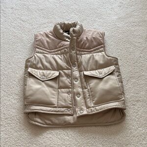 rag & bone Beige Puffer Vest